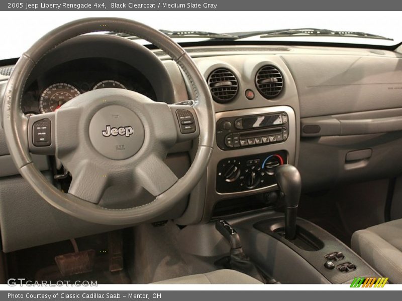 Black Clearcoat / Medium Slate Gray 2005 Jeep Liberty Renegade 4x4