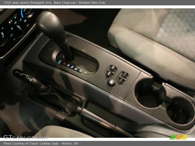 Black Clearcoat / Medium Slate Gray 2005 Jeep Liberty Renegade 4x4