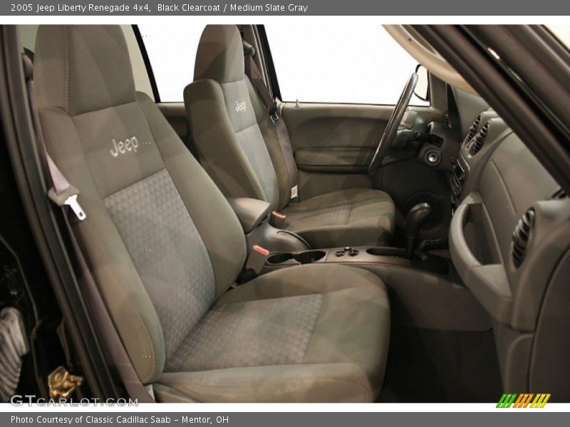 Black Clearcoat / Medium Slate Gray 2005 Jeep Liberty Renegade 4x4