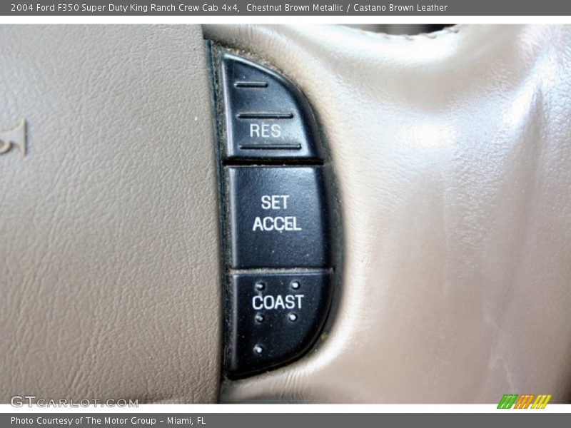 Chestnut Brown Metallic / Castano Brown Leather 2004 Ford F350 Super Duty King Ranch Crew Cab 4x4