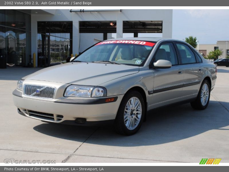 Ash Gold Metallic / Sand Beige 2002 Volvo S80 2.9
