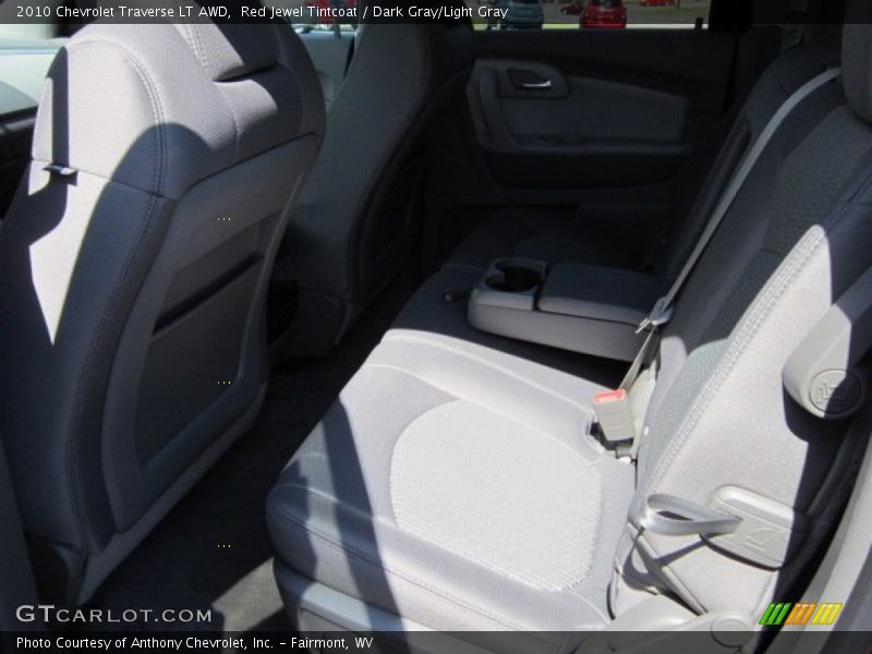 Red Jewel Tintcoat / Dark Gray/Light Gray 2010 Chevrolet Traverse LT AWD