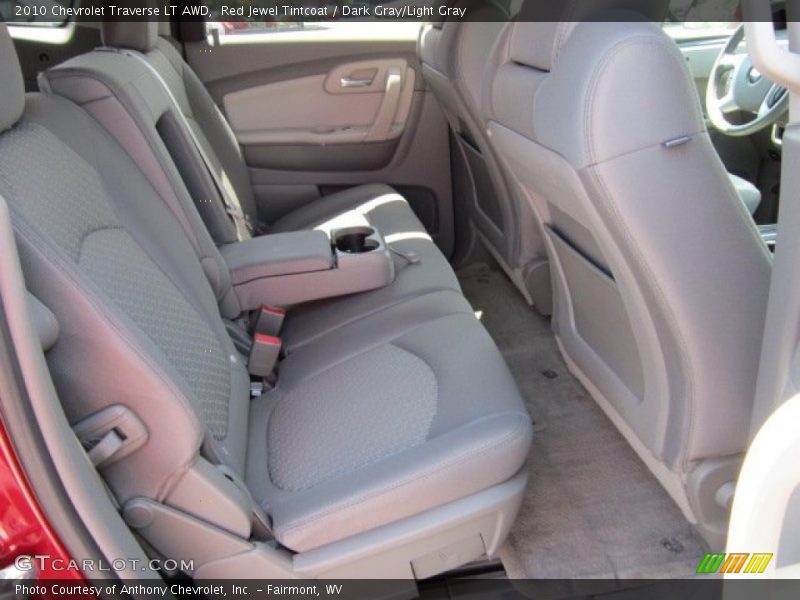 Red Jewel Tintcoat / Dark Gray/Light Gray 2010 Chevrolet Traverse LT AWD