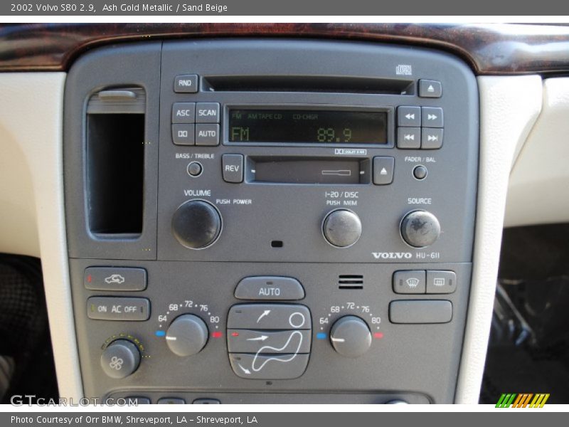Controls of 2002 S80 2.9