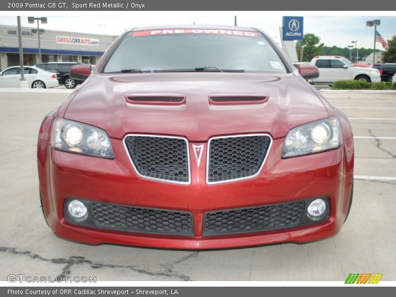 Sport Red Metallic / Onyx 2009 Pontiac G8 GT