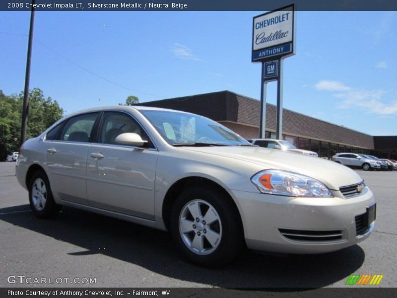 Silverstone Metallic / Neutral Beige 2008 Chevrolet Impala LT