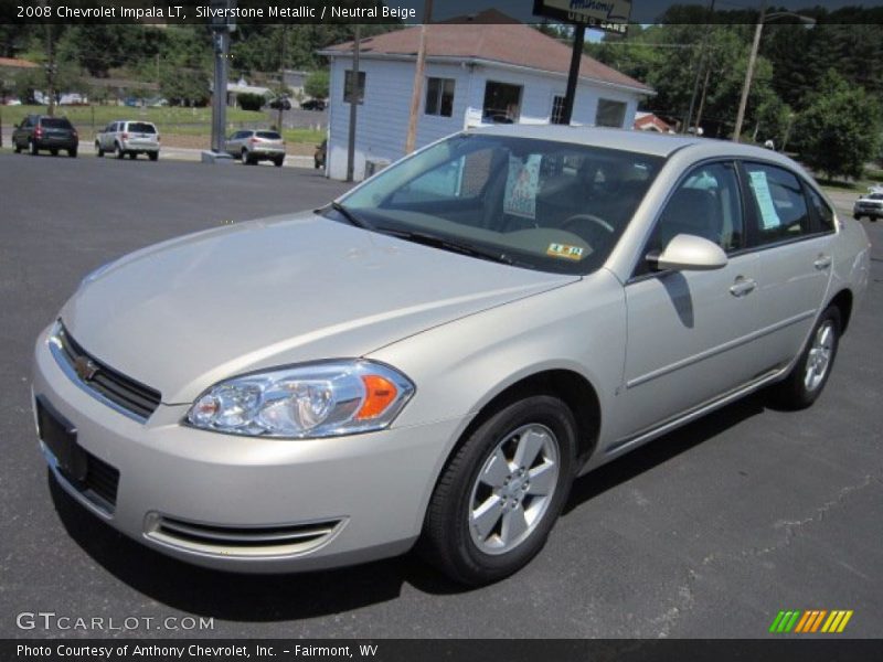 Silverstone Metallic / Neutral Beige 2008 Chevrolet Impala LT