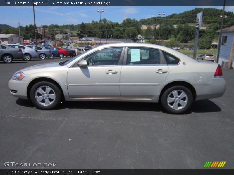 Silverstone Metallic / Neutral Beige 2008 Chevrolet Impala LT