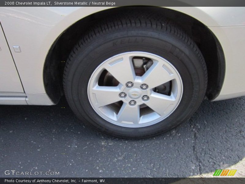 Silverstone Metallic / Neutral Beige 2008 Chevrolet Impala LT