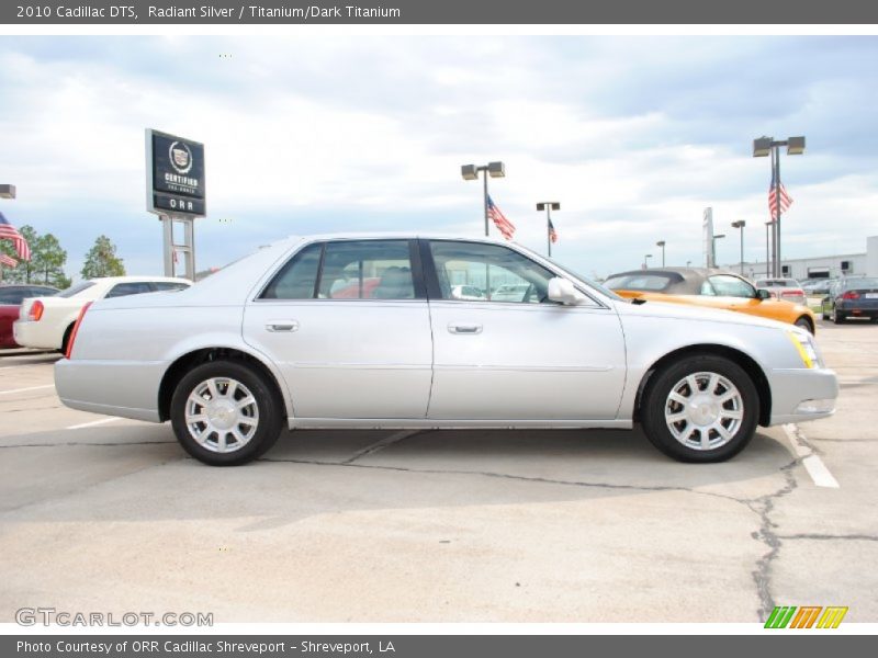 Radiant Silver / Titanium/Dark Titanium 2010 Cadillac DTS