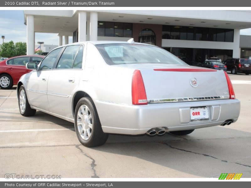 Radiant Silver / Titanium/Dark Titanium 2010 Cadillac DTS