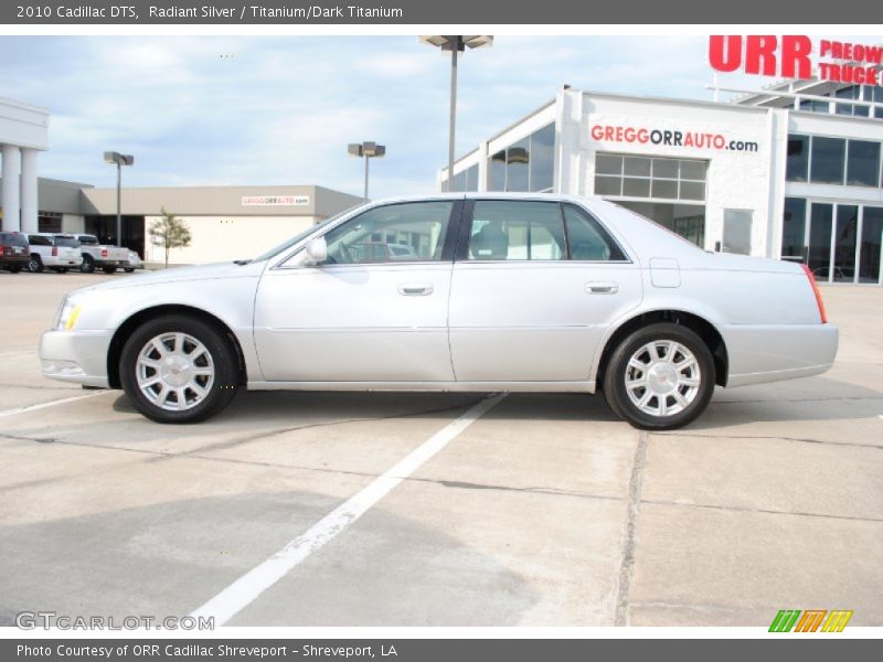 Radiant Silver / Titanium/Dark Titanium 2010 Cadillac DTS