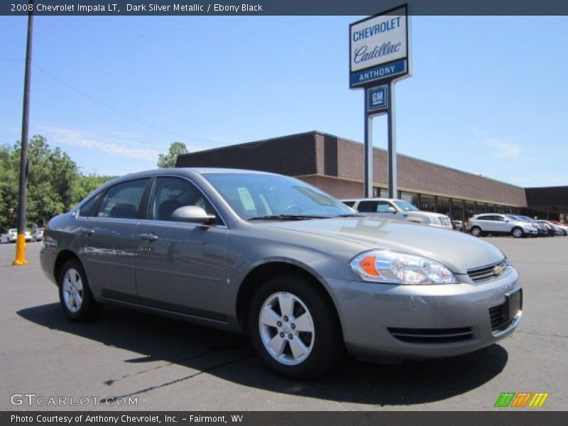 Dark Silver Metallic / Ebony Black 2008 Chevrolet Impala LT
