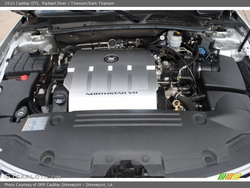 Radiant Silver / Titanium/Dark Titanium 2010 Cadillac DTS
