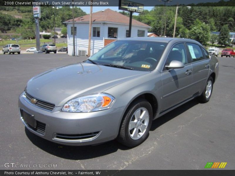 Dark Silver Metallic / Ebony Black 2008 Chevrolet Impala LT