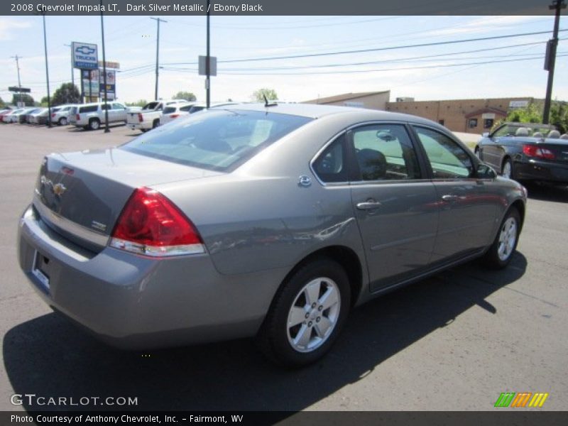 Dark Silver Metallic / Ebony Black 2008 Chevrolet Impala LT