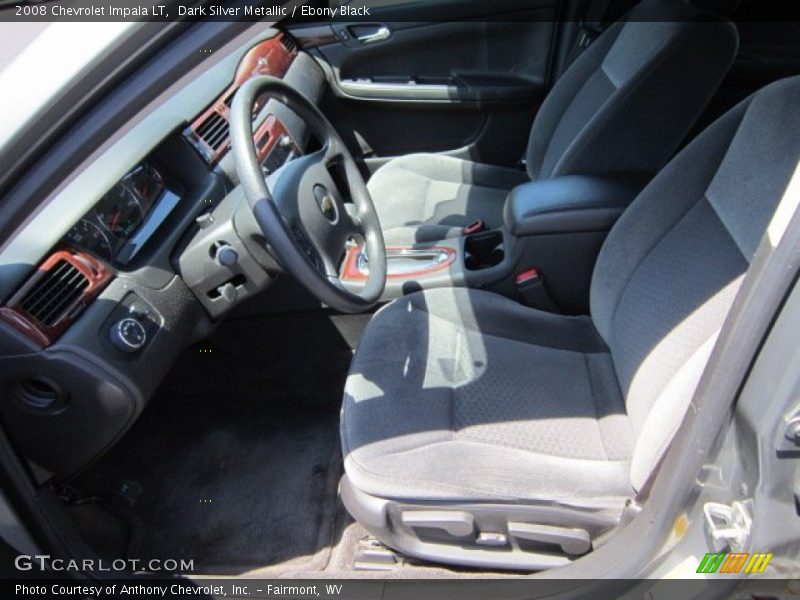 Dark Silver Metallic / Ebony Black 2008 Chevrolet Impala LT