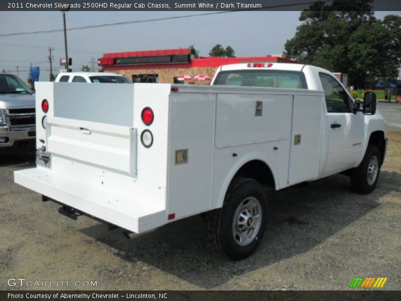 Summit White / Dark Titanium 2011 Chevrolet Silverado 2500HD Regular Cab Chassis