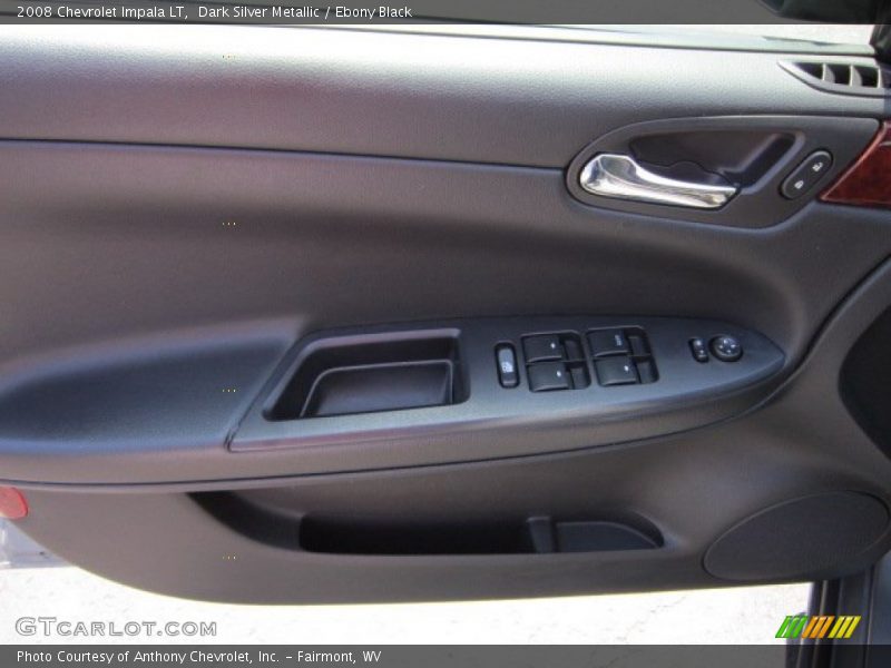 Dark Silver Metallic / Ebony Black 2008 Chevrolet Impala LT