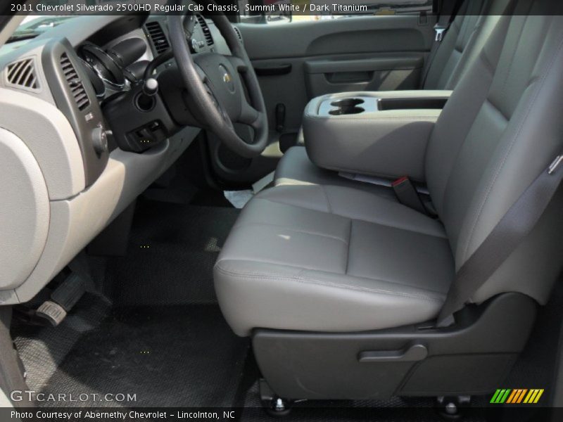 Summit White / Dark Titanium 2011 Chevrolet Silverado 2500HD Regular Cab Chassis