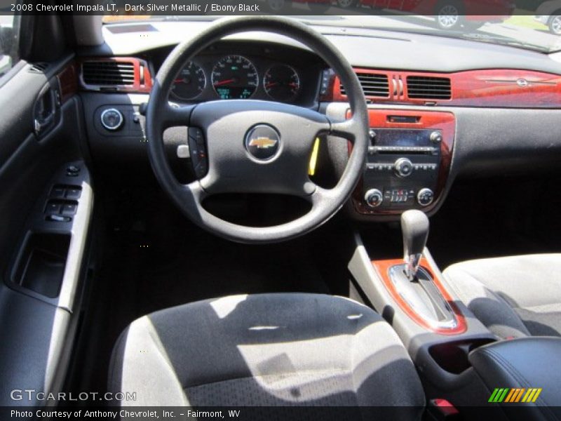 Dark Silver Metallic / Ebony Black 2008 Chevrolet Impala LT