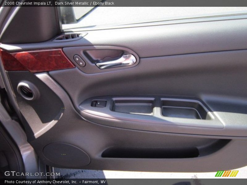 Dark Silver Metallic / Ebony Black 2008 Chevrolet Impala LT