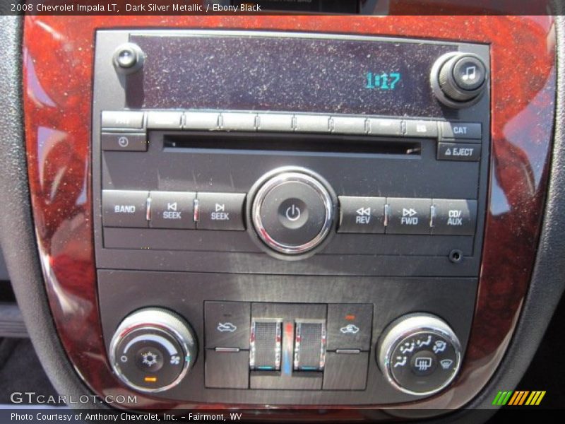 Dark Silver Metallic / Ebony Black 2008 Chevrolet Impala LT