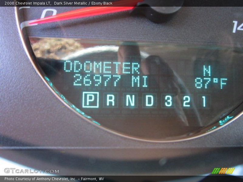 Dark Silver Metallic / Ebony Black 2008 Chevrolet Impala LT
