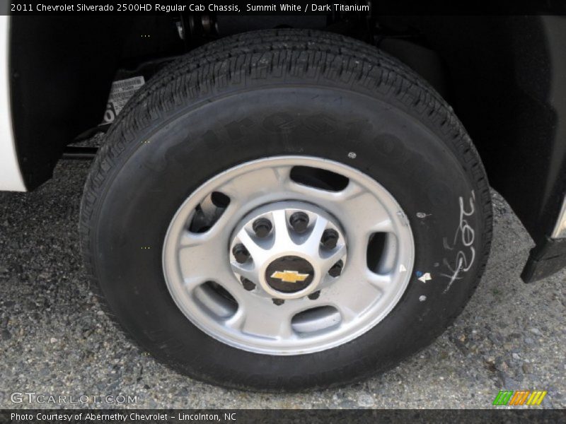 Summit White / Dark Titanium 2011 Chevrolet Silverado 2500HD Regular Cab Chassis