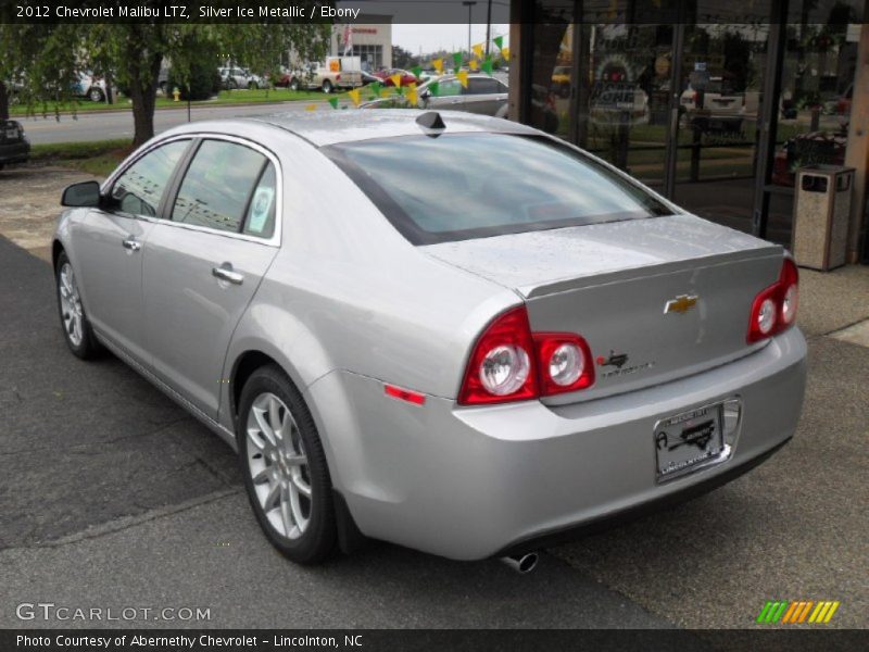 Silver Ice Metallic / Ebony 2012 Chevrolet Malibu LTZ
