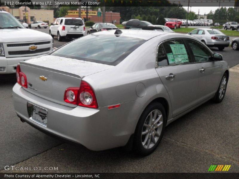 Silver Ice Metallic / Ebony 2012 Chevrolet Malibu LTZ