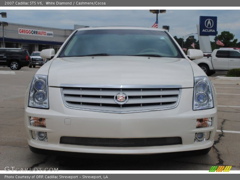White Diamond / Cashmere/Cocoa 2007 Cadillac STS V6