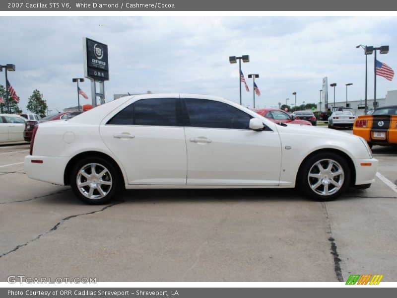 White Diamond / Cashmere/Cocoa 2007 Cadillac STS V6