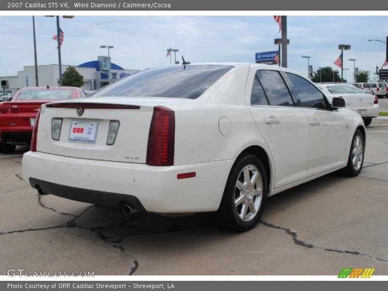 White Diamond / Cashmere/Cocoa 2007 Cadillac STS V6