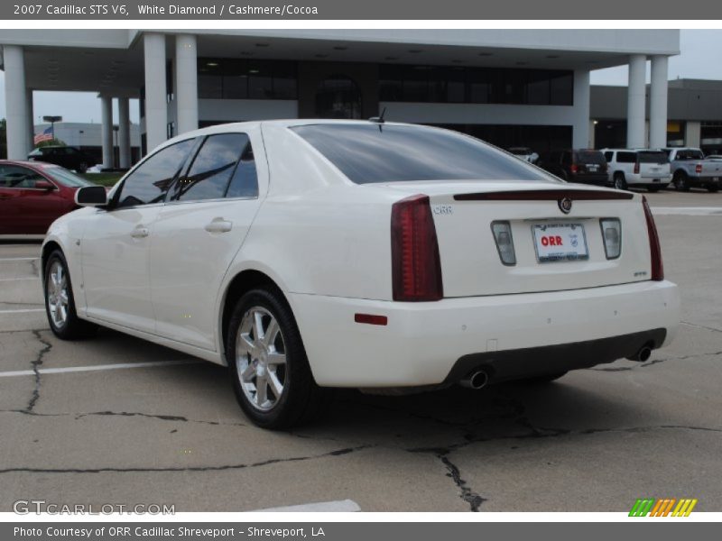 White Diamond / Cashmere/Cocoa 2007 Cadillac STS V6