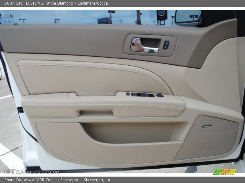 White Diamond / Cashmere/Cocoa 2007 Cadillac STS V6