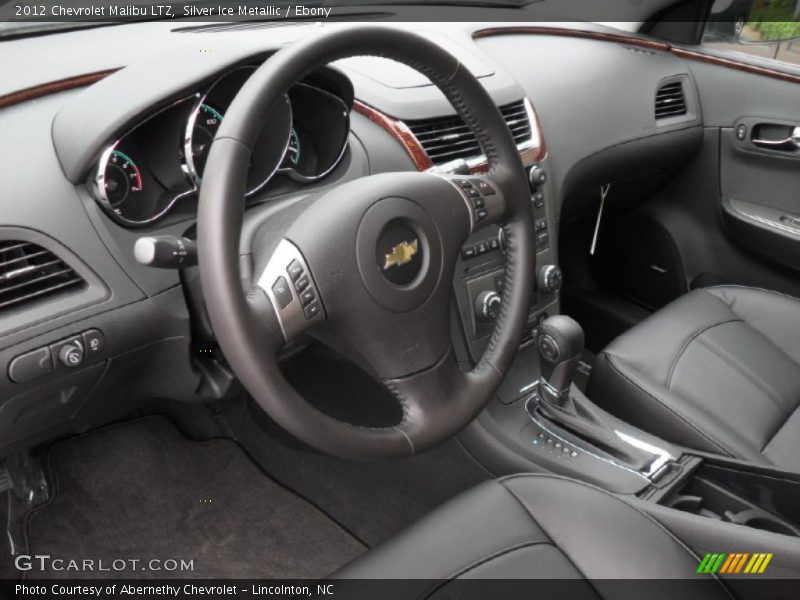 Ebony Interior - 2012 Malibu LTZ 