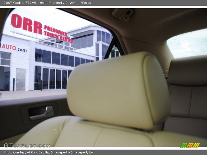 White Diamond / Cashmere/Cocoa 2007 Cadillac STS V6
