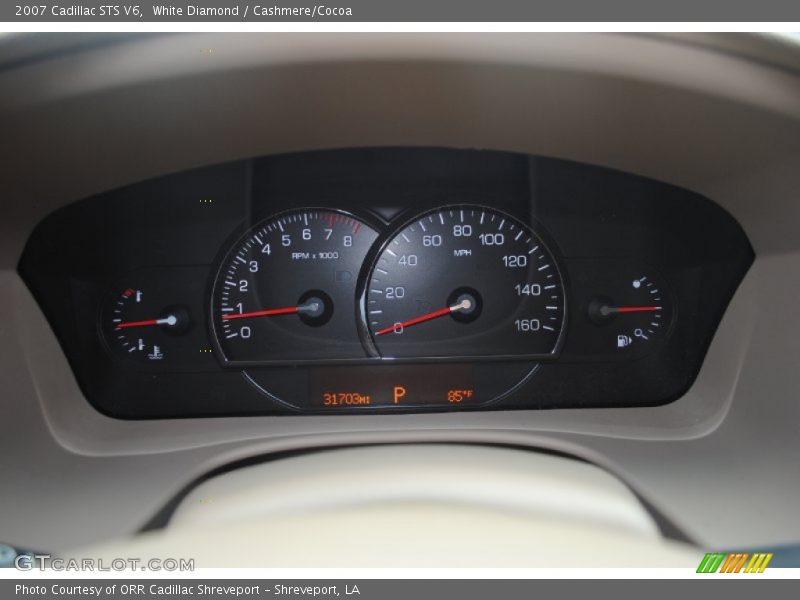 White Diamond / Cashmere/Cocoa 2007 Cadillac STS V6