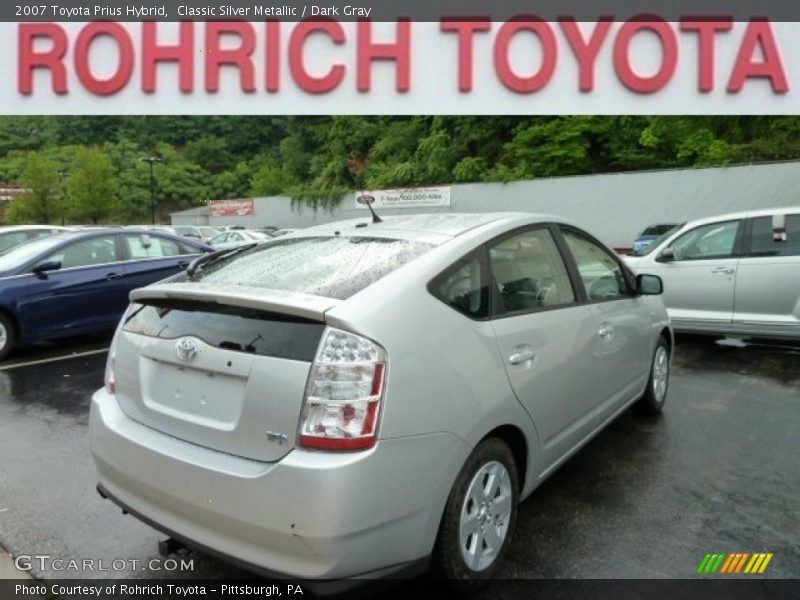 Classic Silver Metallic / Dark Gray 2007 Toyota Prius Hybrid
