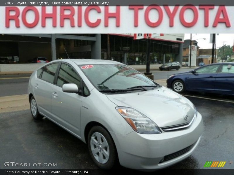 Classic Silver Metallic / Dark Gray 2007 Toyota Prius Hybrid