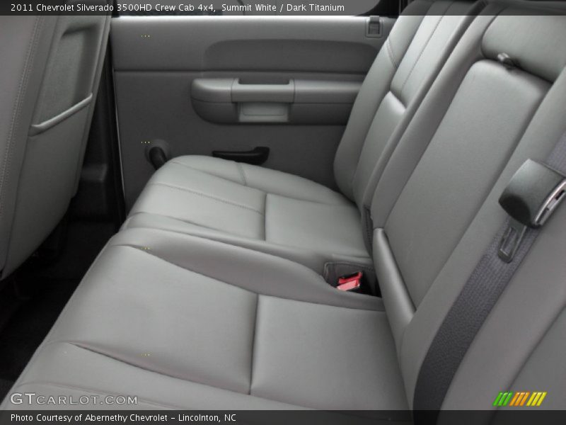 Summit White / Dark Titanium 2011 Chevrolet Silverado 3500HD Crew Cab 4x4