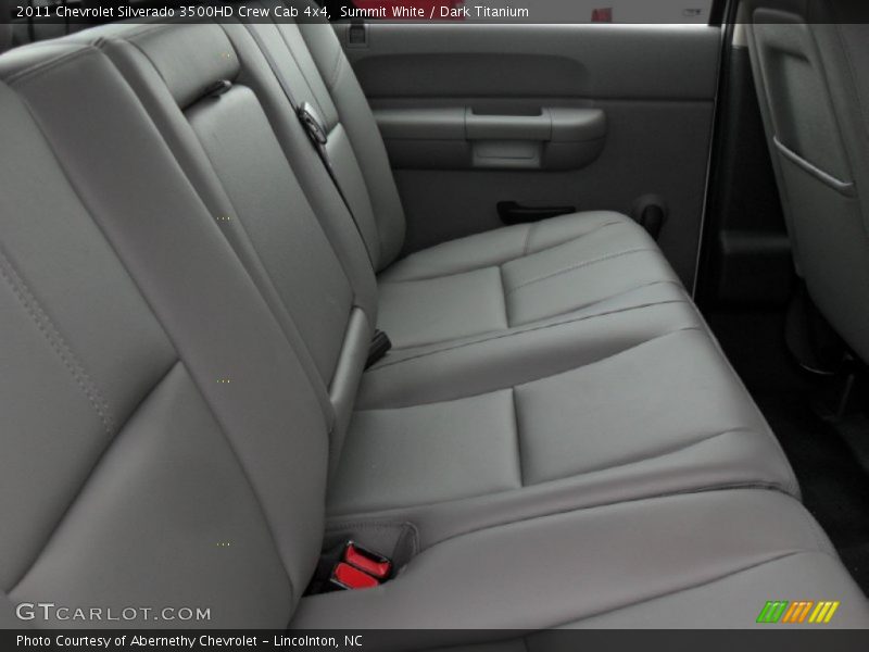 Summit White / Dark Titanium 2011 Chevrolet Silverado 3500HD Crew Cab 4x4