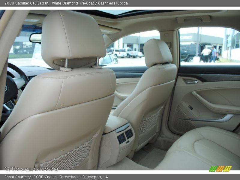 White Diamond Tri-Coat / Cashmere/Cocoa 2008 Cadillac CTS Sedan
