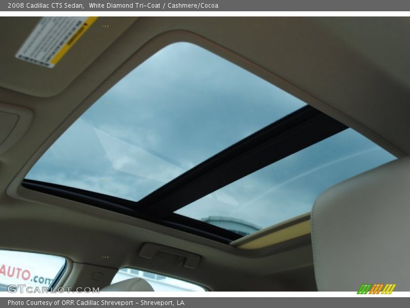 White Diamond Tri-Coat / Cashmere/Cocoa 2008 Cadillac CTS Sedan