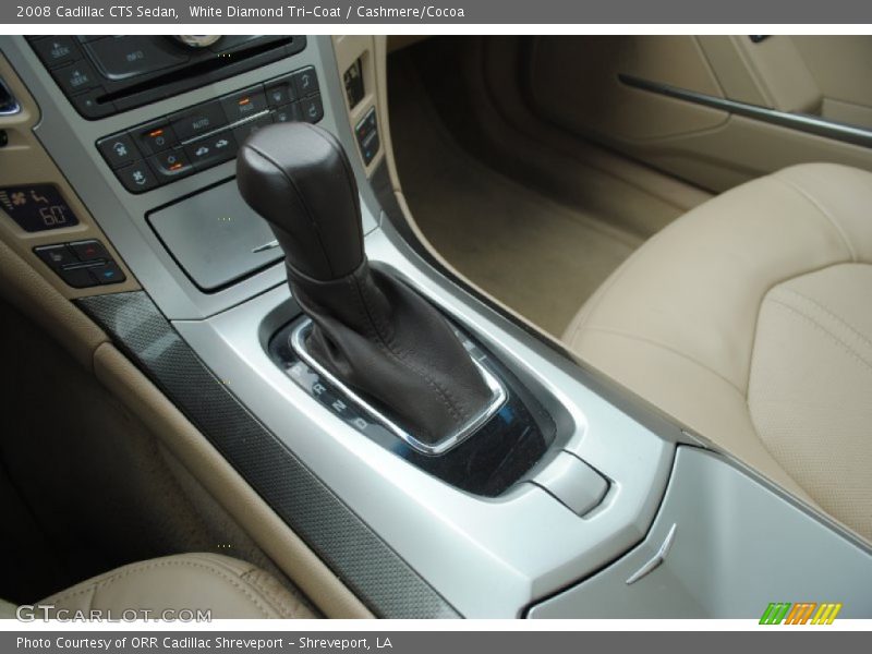 White Diamond Tri-Coat / Cashmere/Cocoa 2008 Cadillac CTS Sedan
