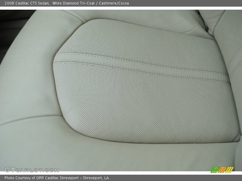 White Diamond Tri-Coat / Cashmere/Cocoa 2008 Cadillac CTS Sedan