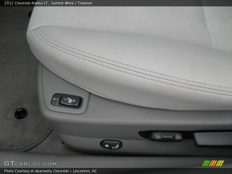 Summit White / Titanium 2012 Chevrolet Malibu LT