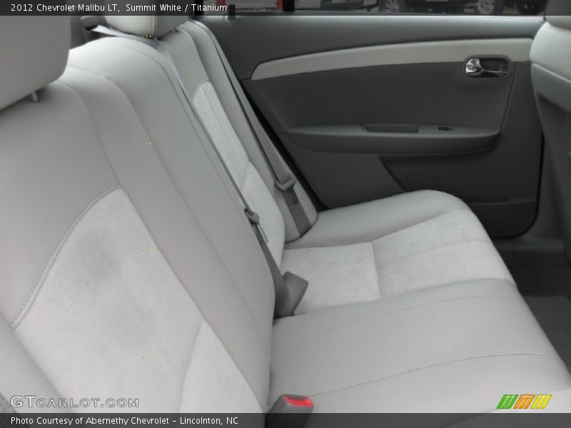 Summit White / Titanium 2012 Chevrolet Malibu LT