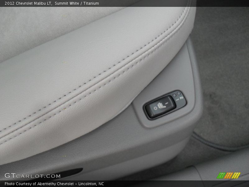 Summit White / Titanium 2012 Chevrolet Malibu LT